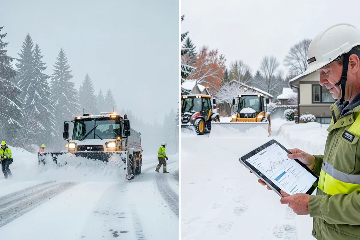 Scheduled Snow Removal in Everett, Snohomish County, WA - We set your trigger depth and preferred timing