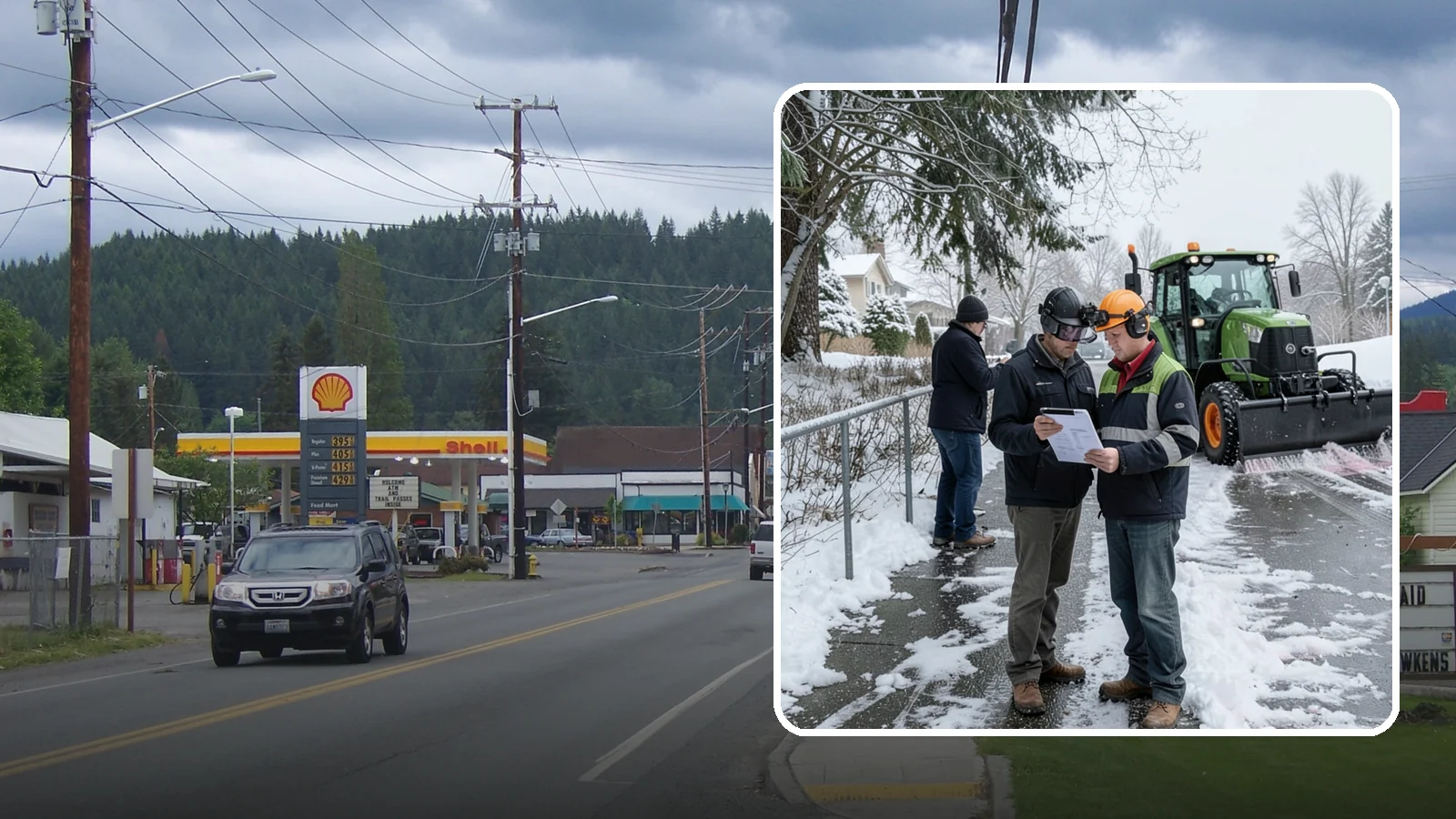 Scheduled Snow Removal in Granite Falls, Snohomish County, WA - We clear your property on a set schedule during active weather so you never have to place a call.