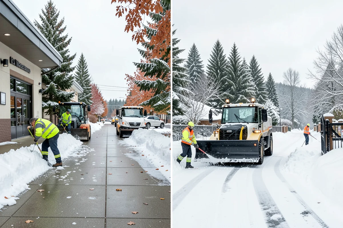 Scheduled Snow Removal in Hunts Point, King County, WA - We set your trigger depth and preferred timing