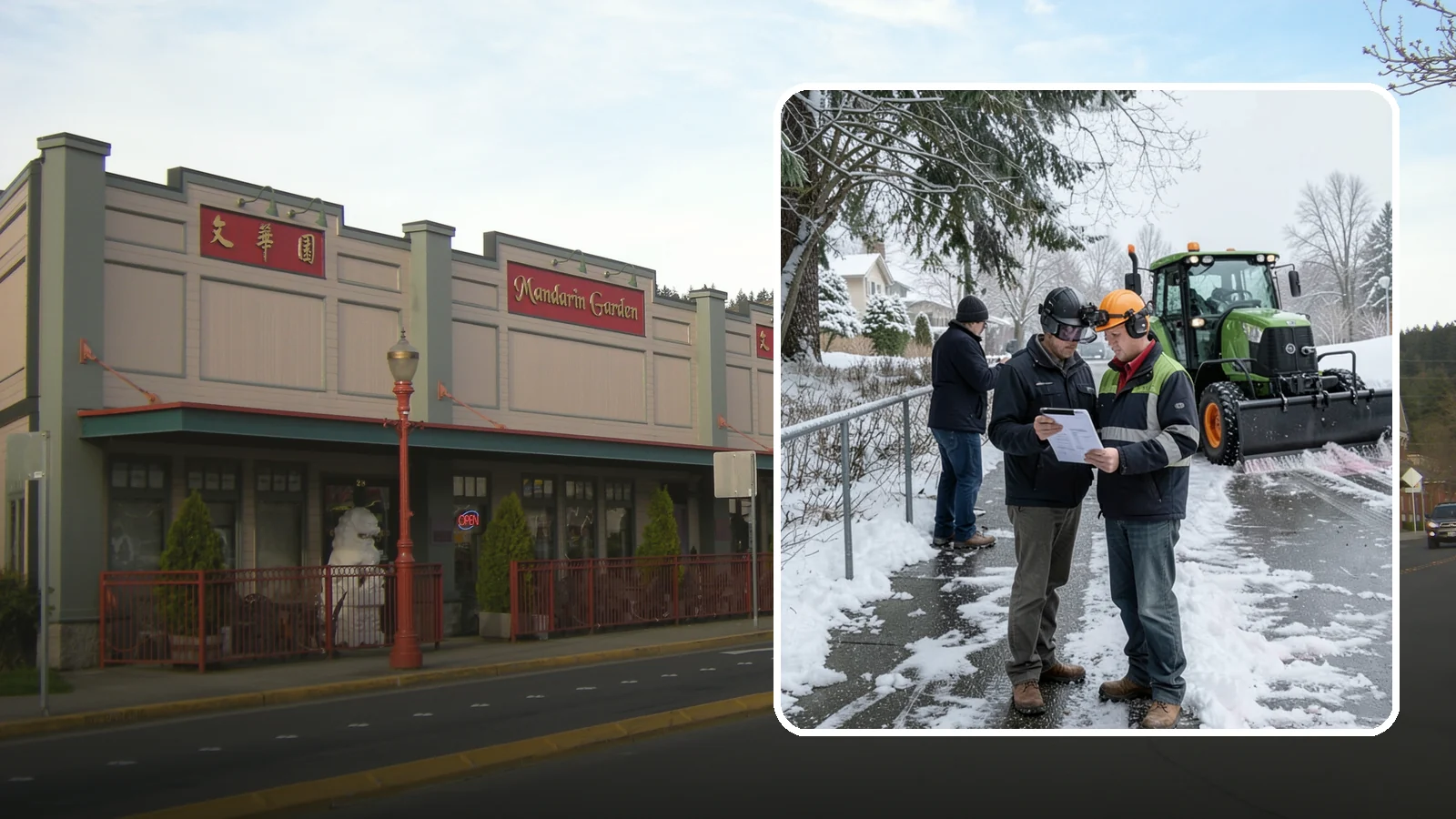 Scheduled Snow Removal in Issaquah, King County, WA - We clear your property on a set schedule during active weather so you never have to place a call.
