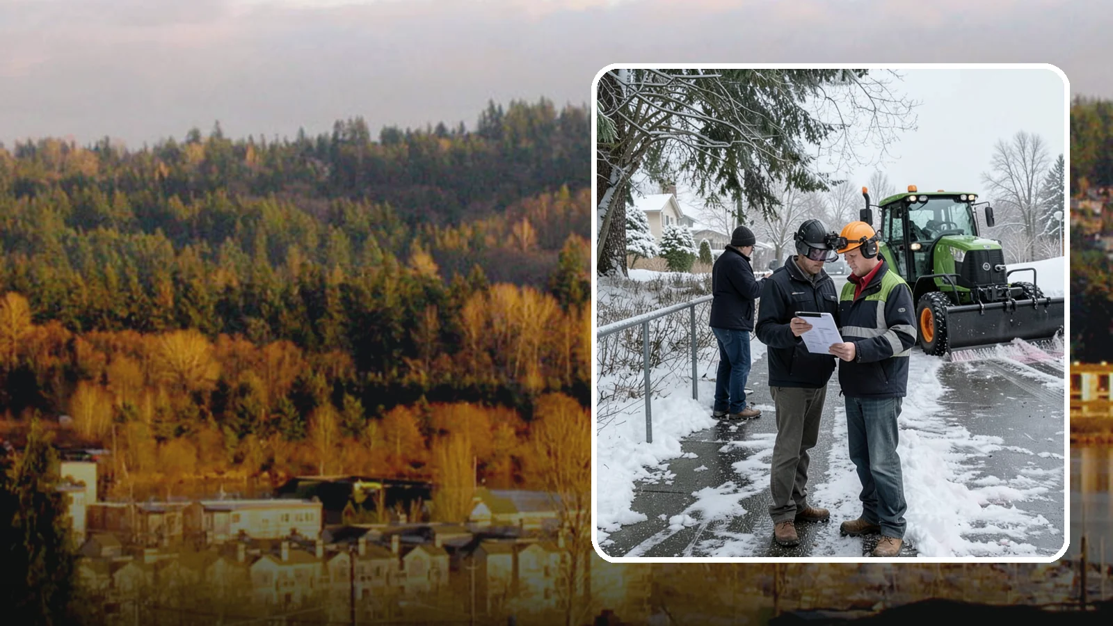 Scheduled Snow Removal in Kenmore, King County, WA - We clear your property on a set schedule during active weather so you never have to place a call.