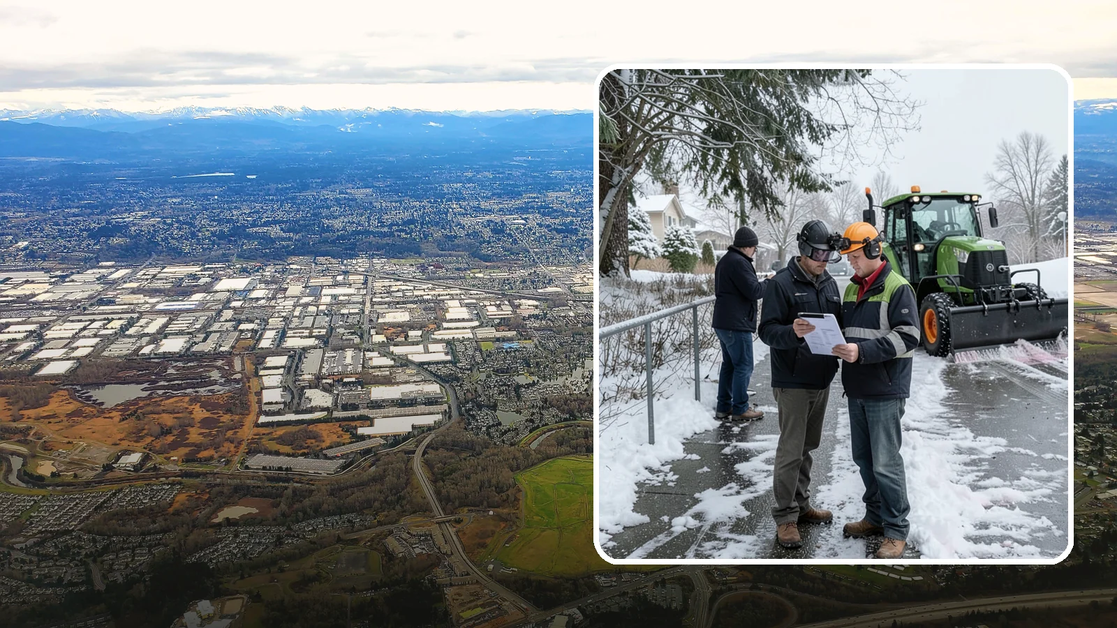 Scheduled Snow Removal in Kent, King County, WA - We clear your property on a set schedule during active weather so you never have to place a call.