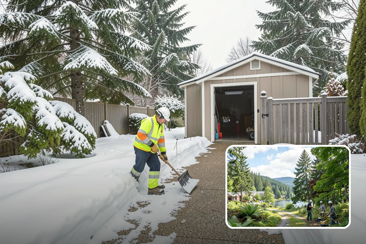Scheduled Snow Removal in Lake Forest Park, King County, WA - Removes the need to monitor the forecast