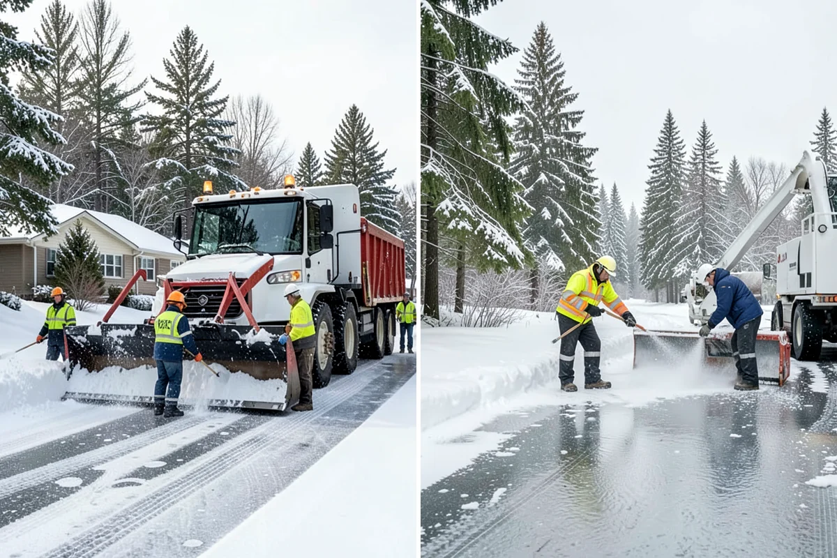 Scheduled Snow Removal in Lake Forest Park, King County, WA - We set your trigger depth and preferred timing