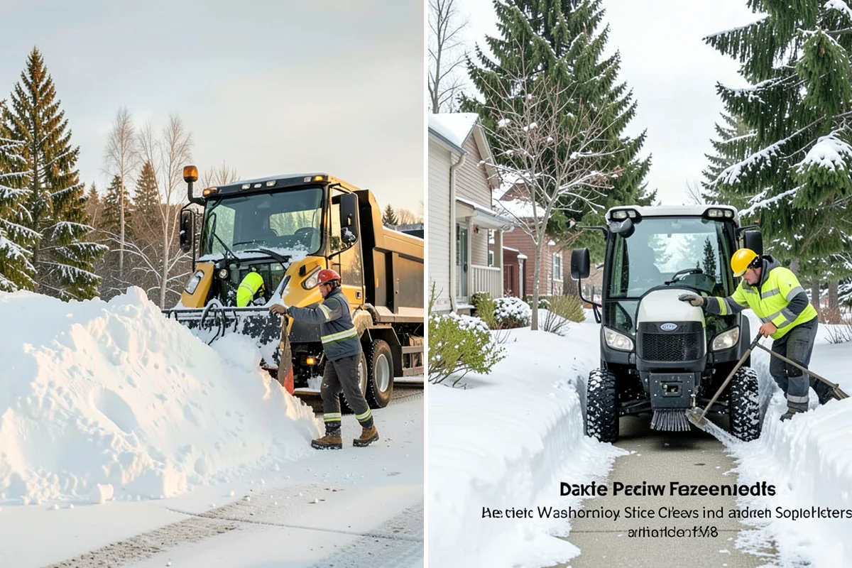 Scheduled Snow Removal in Lakewood, Pierce County, WA - We set your trigger depth and preferred timing