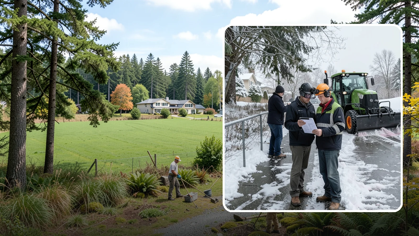 Scheduled Snow Removal in Lyman, Skagit County, WA - We clear your property on a set schedule during active weather so you never have to place a call.