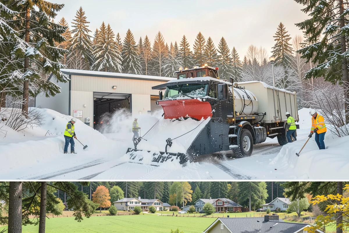 Scheduled Snow Removal in Lyman, Skagit County, WA - Set your schedule before the season starts so automatic clearing is active from the first qualifying storm.
