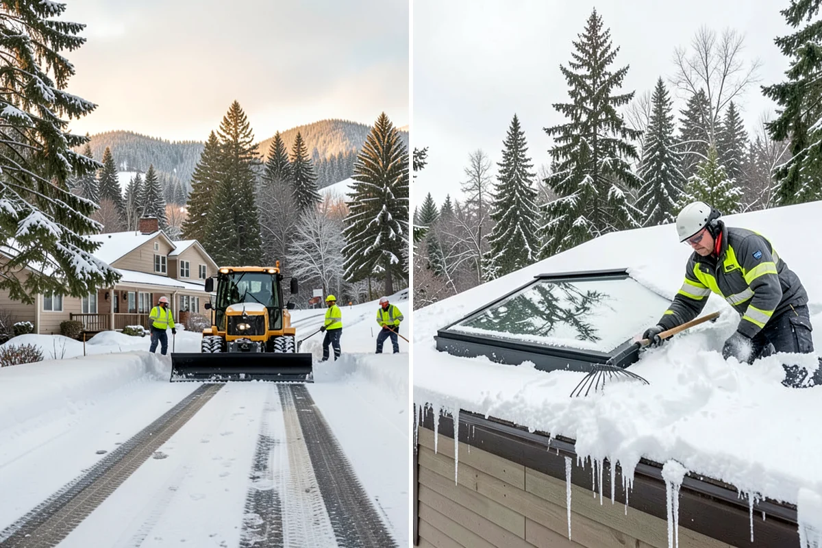 Scheduled Snow Removal in Maple Valley, King County, WA - We set your trigger depth and preferred timing