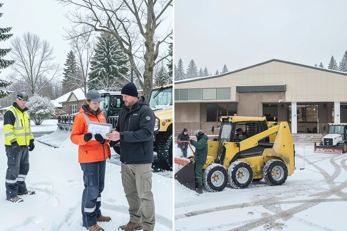 Scheduled Snow Removal in Medina, King County, WA - We set your trigger depth and preferred timing