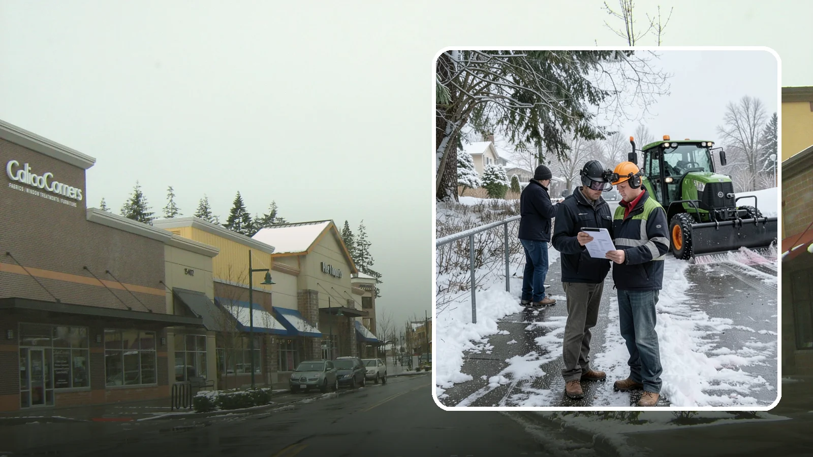 Scheduled Snow Removal in Mill Creek, Snohomish County, WA - We clear your property on a set schedule during active weather so you never have to place a call.