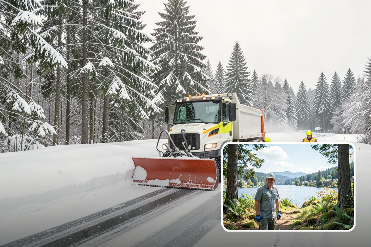 Scheduled Snow Removal in Milton, King County, WA - Removes the need to monitor the forecast