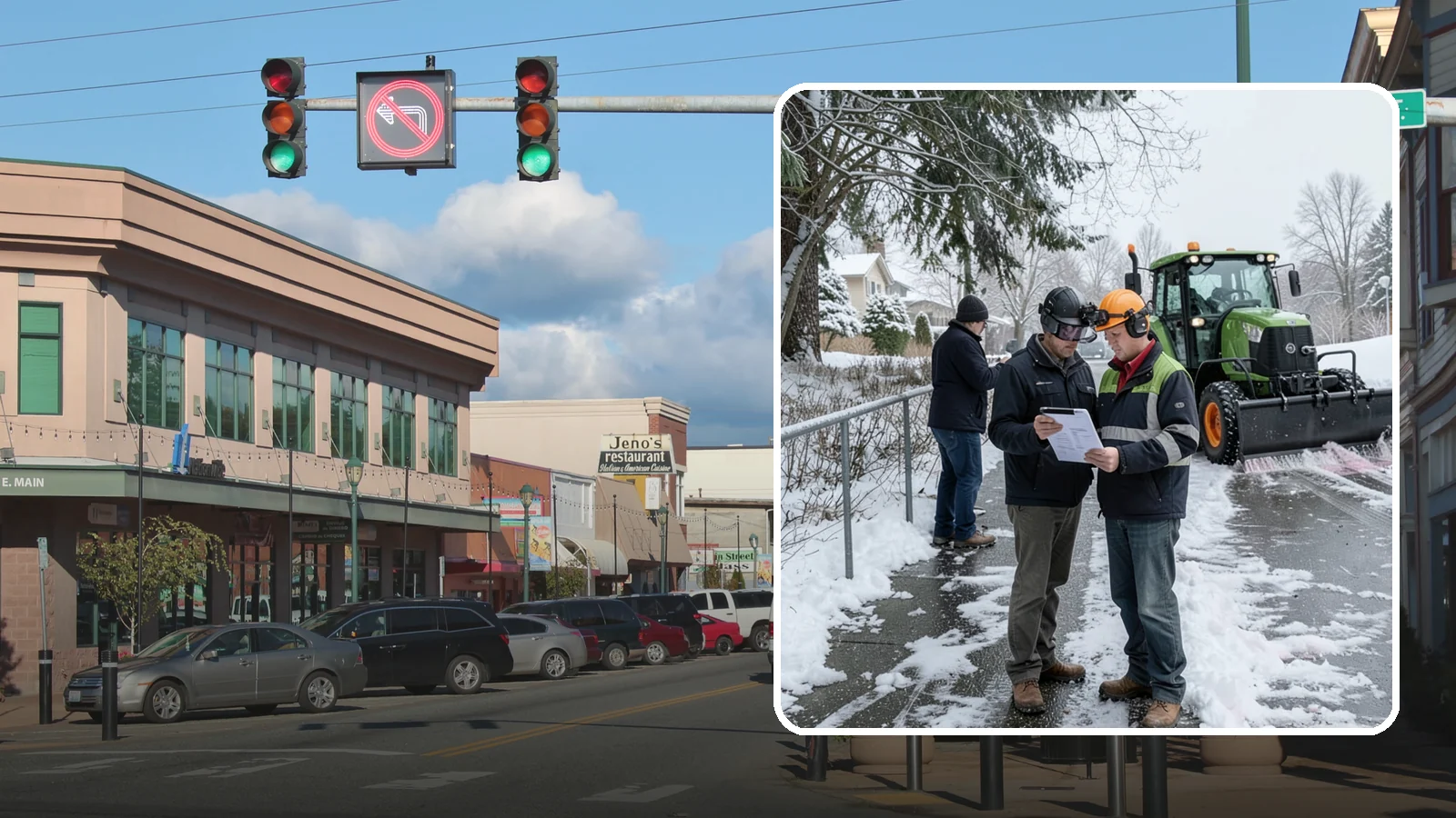 Scheduled Snow Removal in Monroe, Snohomish County, WA - We clear your property on a set schedule during active weather so you never have to place a call.