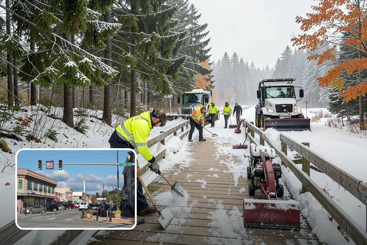 Scheduled Snow Removal in Monroe, Snohomish County, WA - Removes the need to monitor the forecast