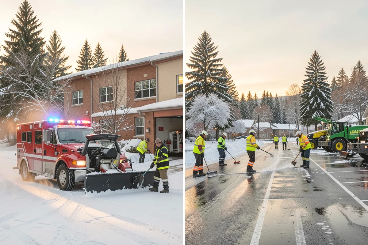 Scheduled Snow Removal in Monroe, Snohomish County, WA - We set your trigger depth and preferred timing