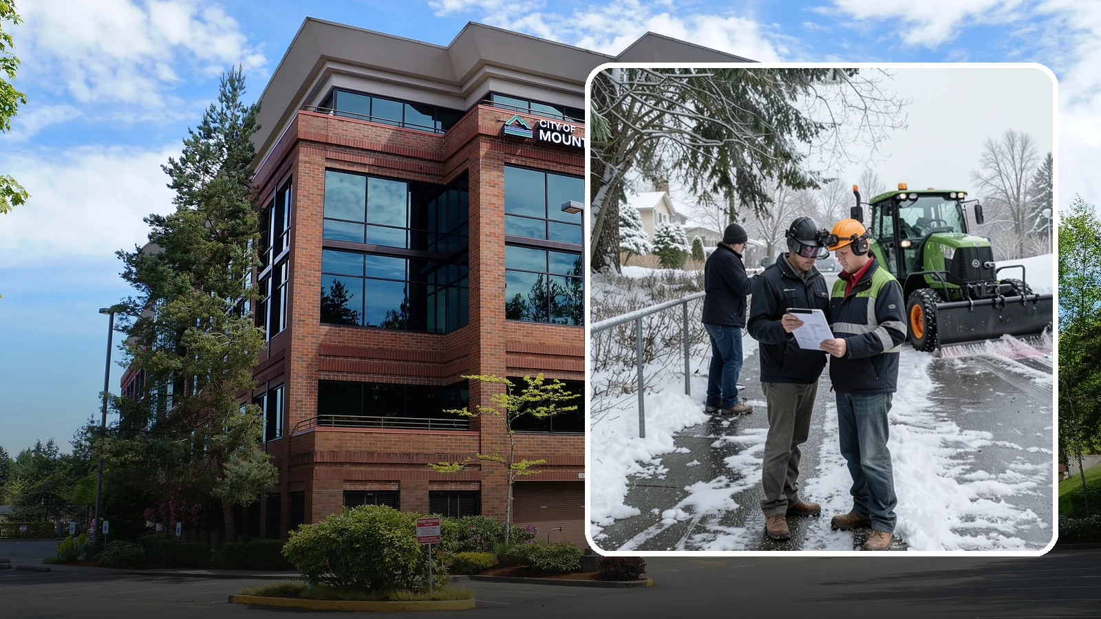 Scheduled Snow Removal in Mountlake Terrace, Snohomish County, WA - We clear your property on a set schedule during active weather so you never have to place a call.