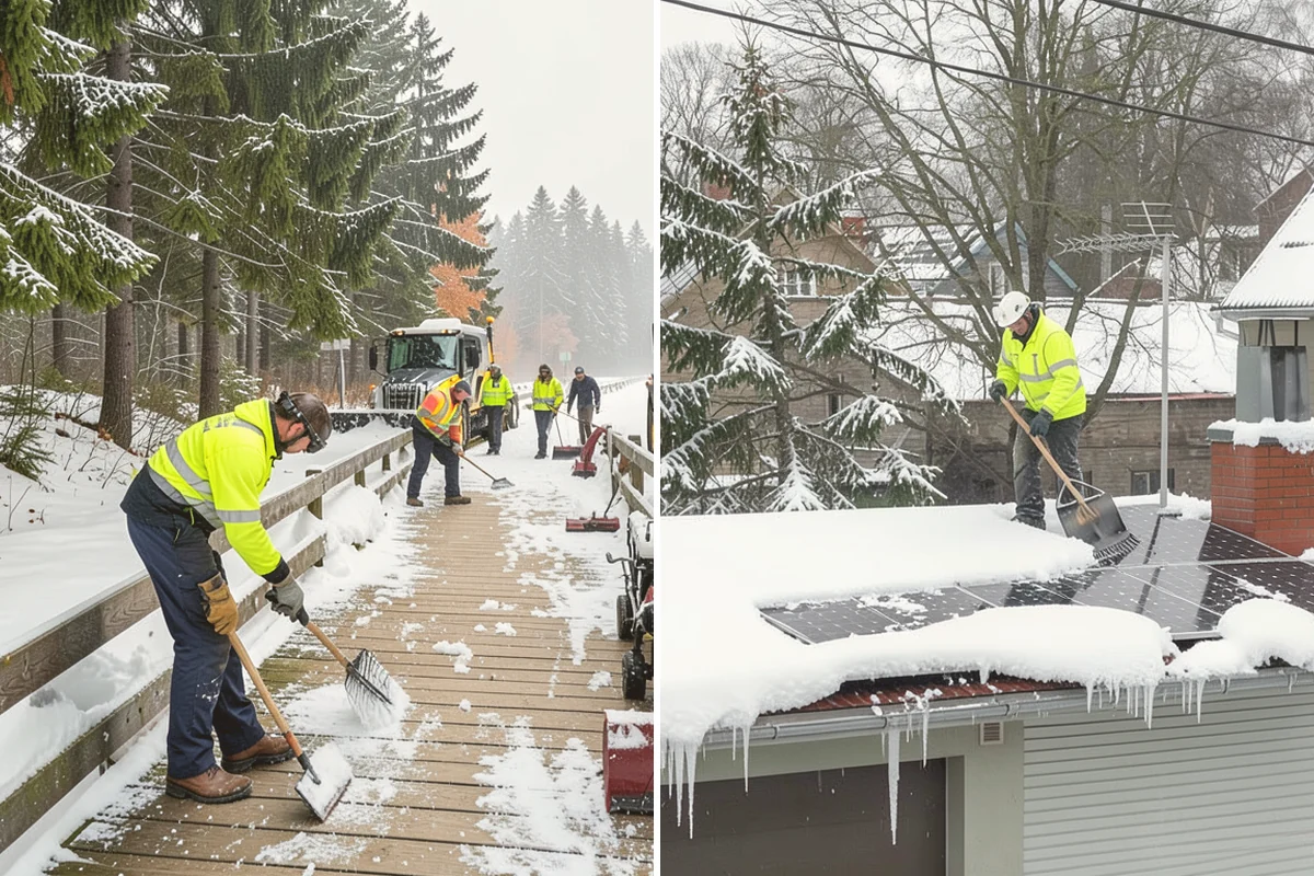 Scheduled Snow Removal in Newcastle, King County, WA - We set your trigger depth and preferred timing