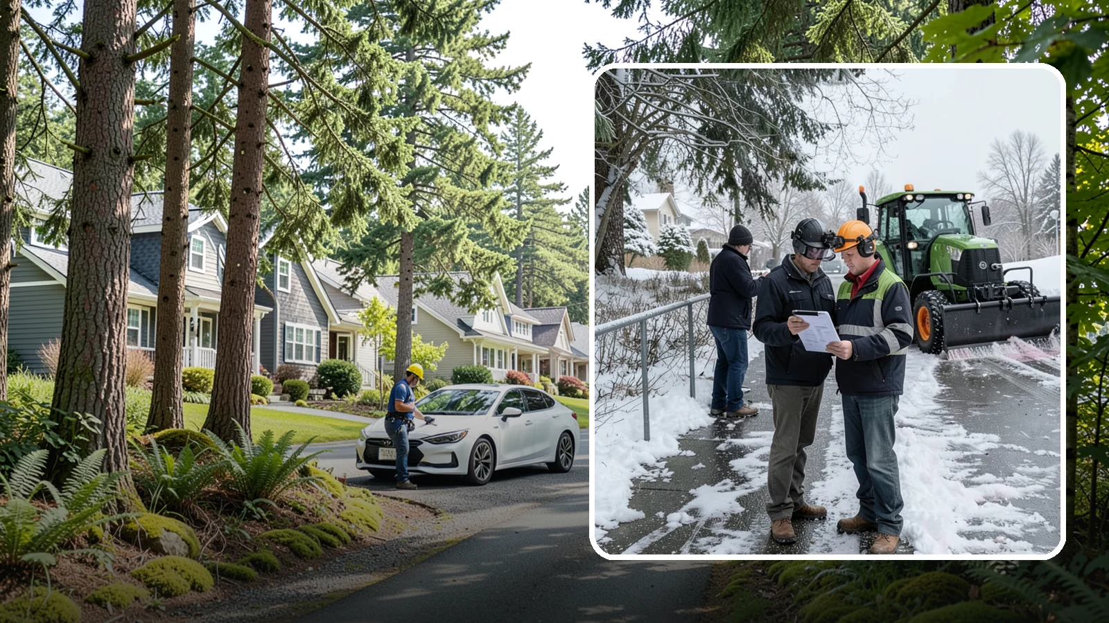 Scheduled Snow Removal in Normandy Park, King County, WA - We clear your property on a set schedule during active weather so you never have to place a call.