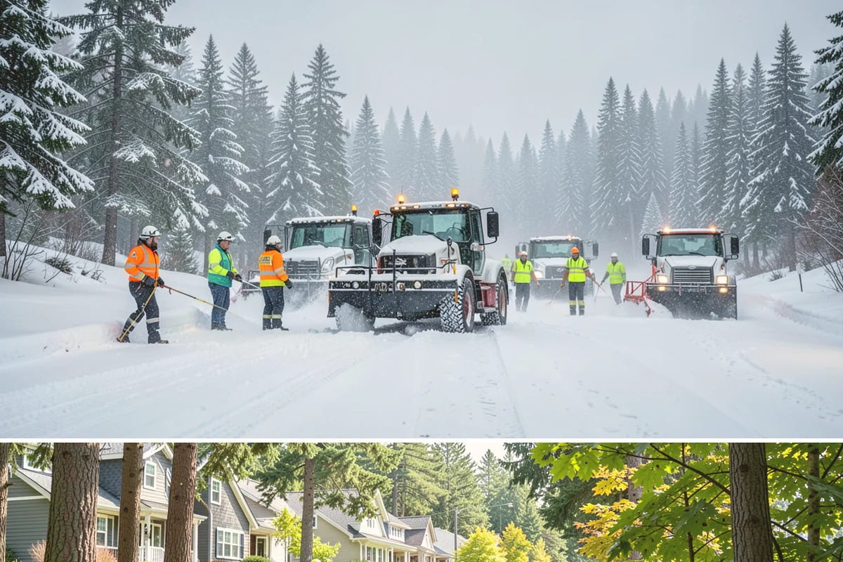 Scheduled Snow Removal in Normandy Park, King County, WA - Set your schedule before the season starts so automatic clearing is active from the first qualifying storm.