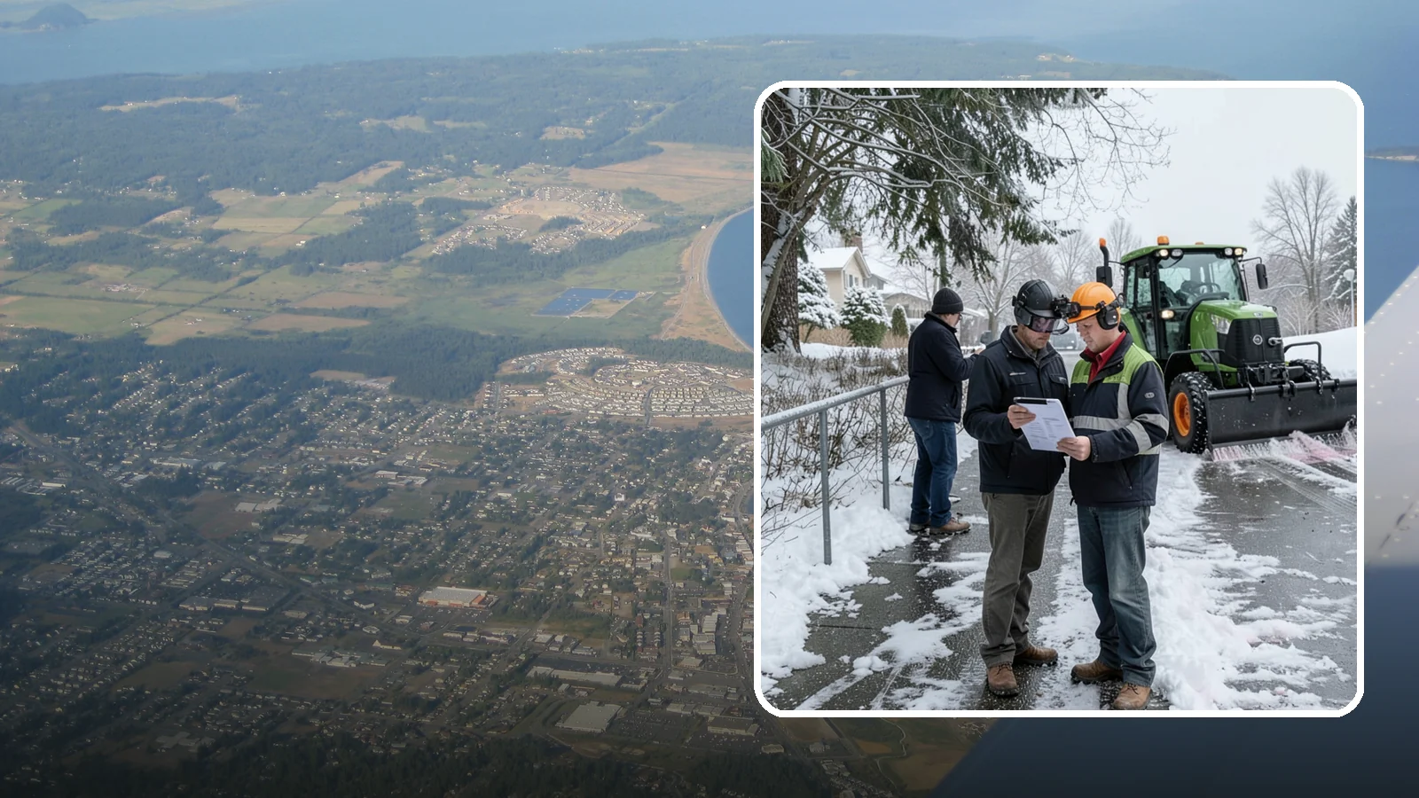Scheduled Snow Removal in Oak Harbor, Island County, WA - We clear your property on a set schedule during active weather so you never have to place a call.