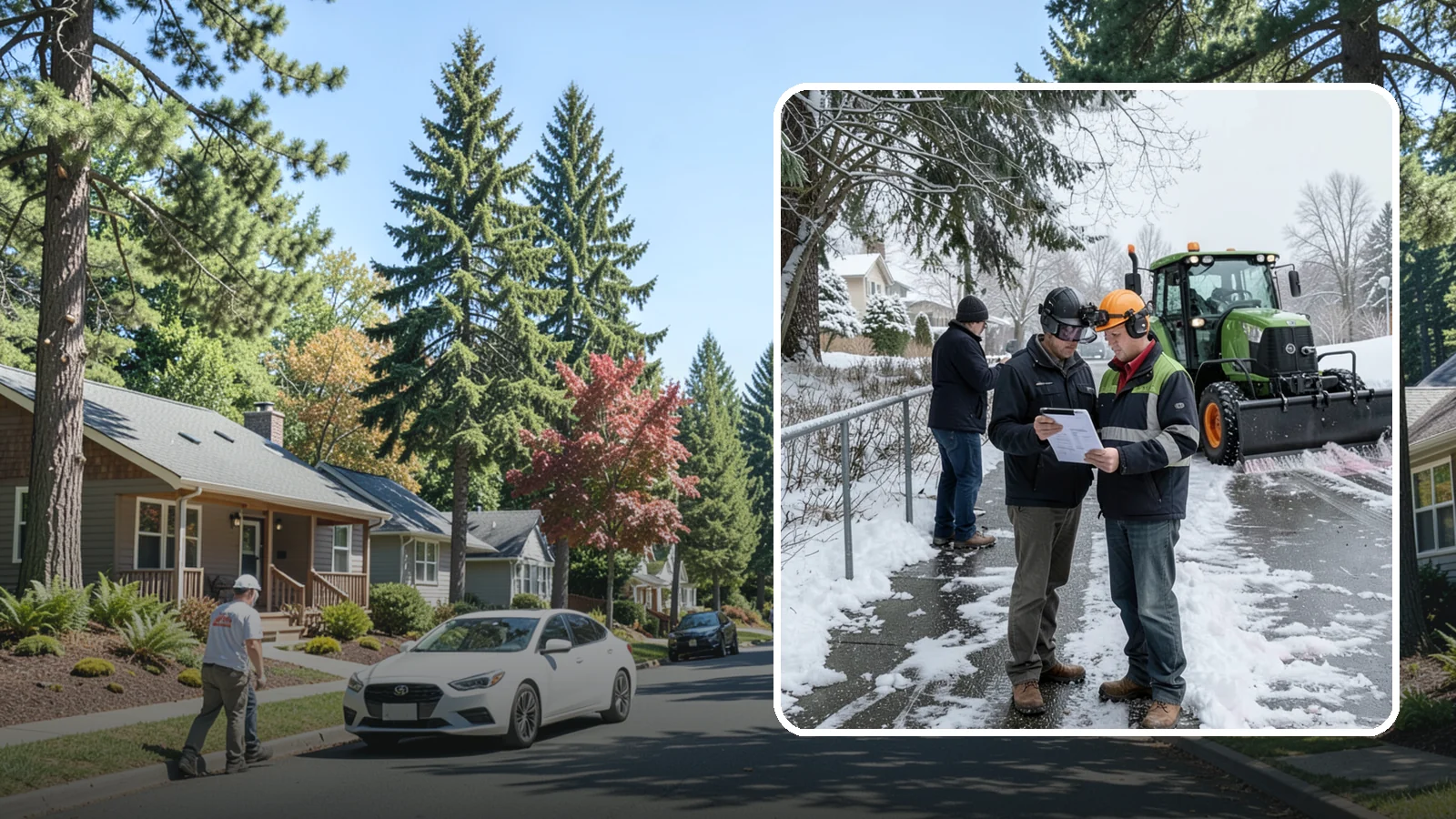 Scheduled Snow Removal in Orting, Pierce County, WA - We clear your property on a set schedule during active weather so you never have to place a call.