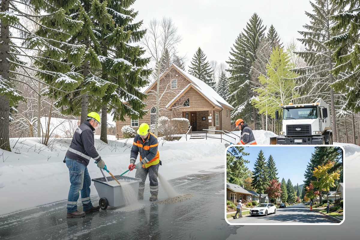 Scheduled Snow Removal in Orting, Pierce County, WA - Removes the need to monitor the forecast