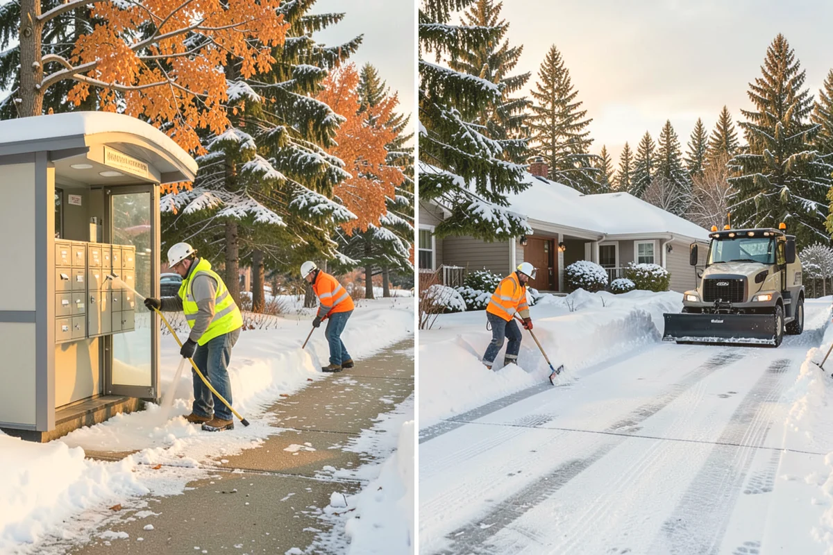 Scheduled Snow Removal in Orting, Pierce County, WA - We set your trigger depth and preferred timing