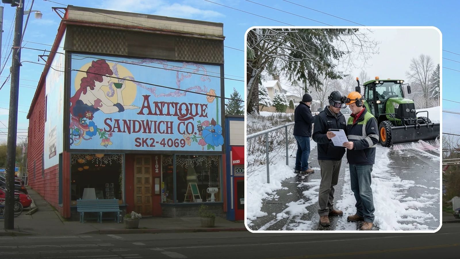 Scheduled Snow Removal in Ruston, Pierce County, WA - We clear your property on a set schedule during active weather so you never have to place a call.