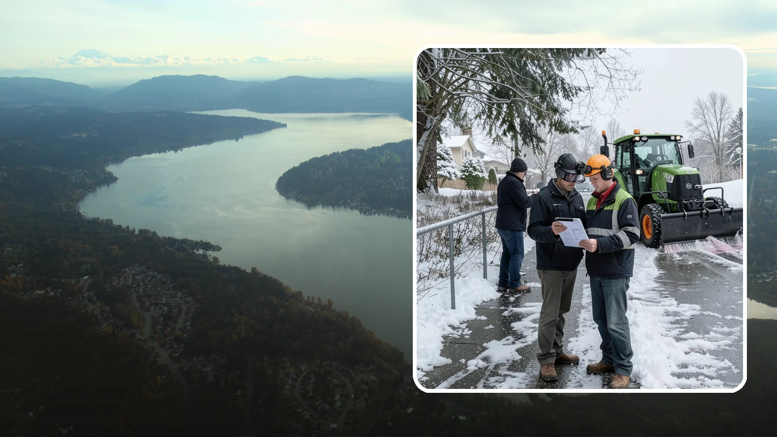 Scheduled Snow Removal in Sammamish, King County, WA - We clear your property on a set schedule during active weather so you never have to place a call.