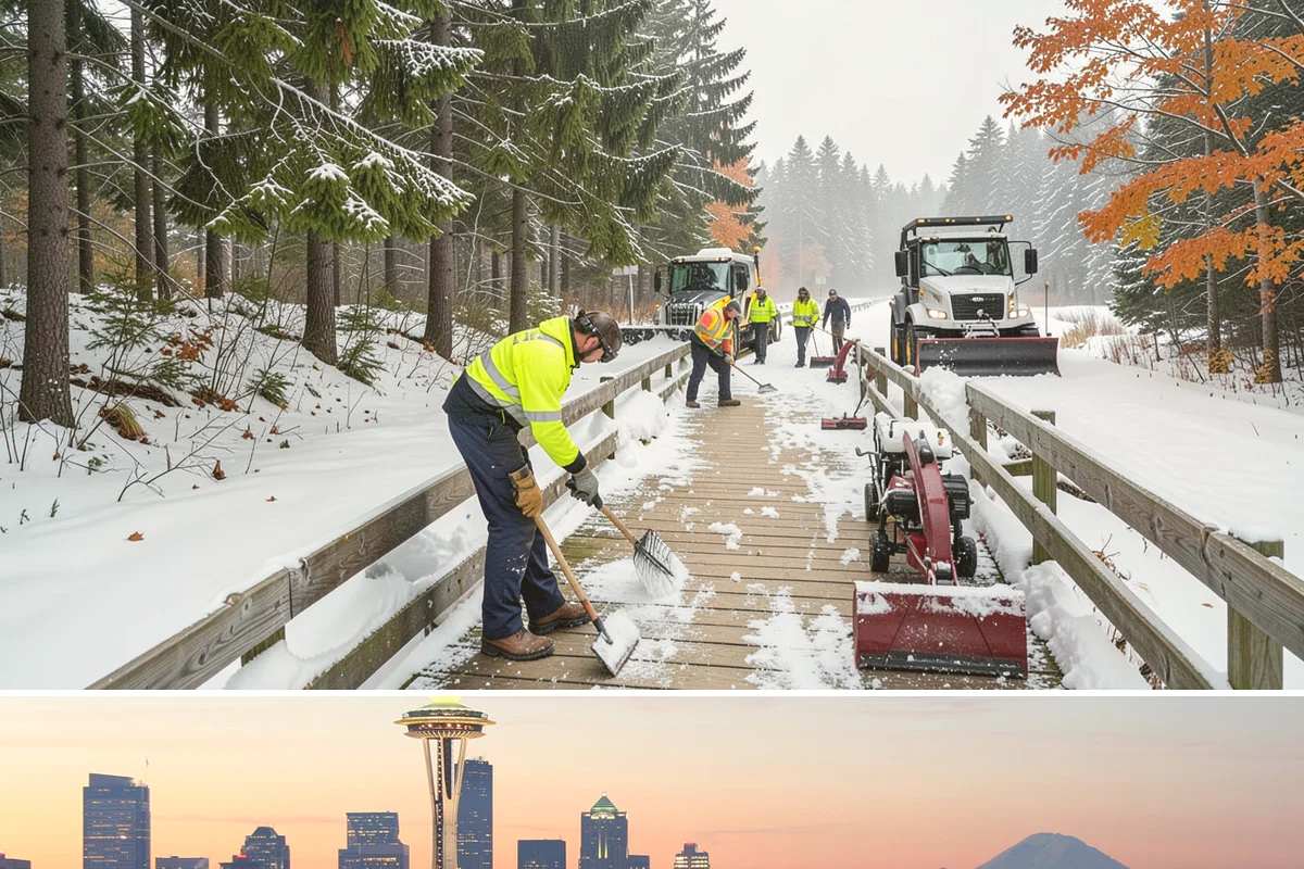 Scheduled Snow Removal in Seattle, King County, WA - Set your schedule before the season starts so automatic clearing is active from the first qualifying storm.