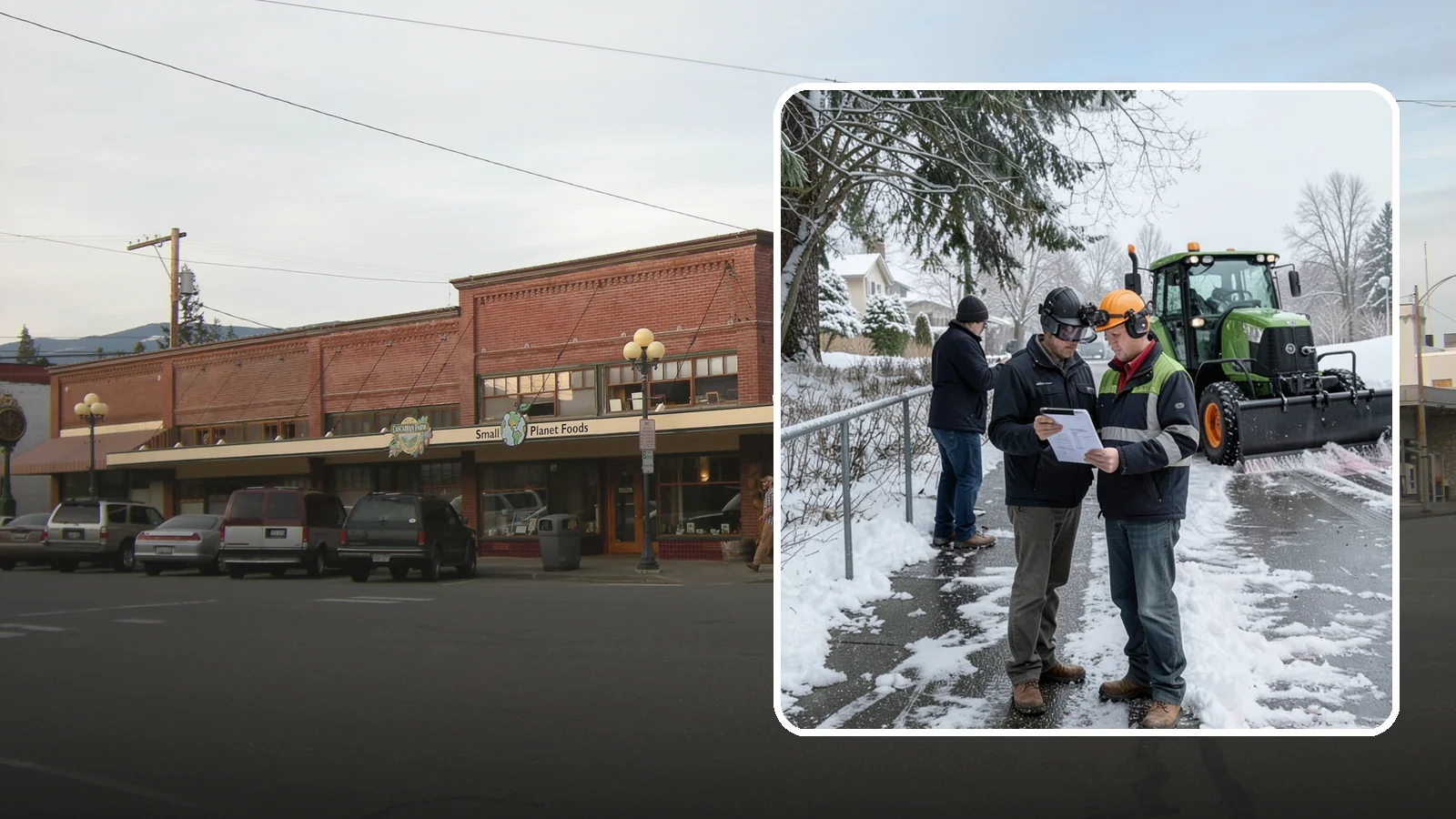 Scheduled Snow Removal in Sedro-Woolley, Skagit County, WA - We clear your property on a set schedule during active weather so you never have to place a call.