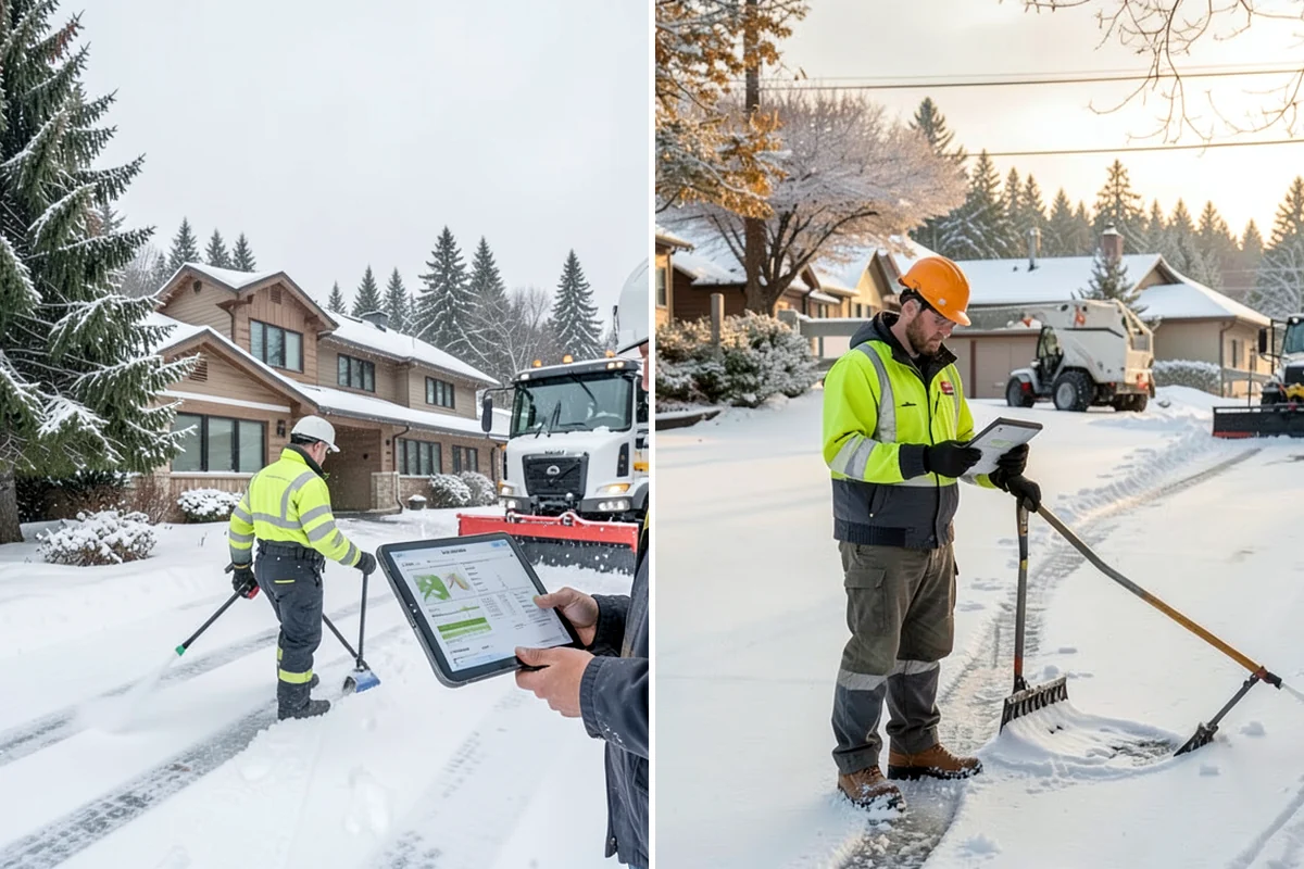 Scheduled Snow Removal in Sedro-Woolley, Skagit County, WA - We set your trigger depth and preferred timing