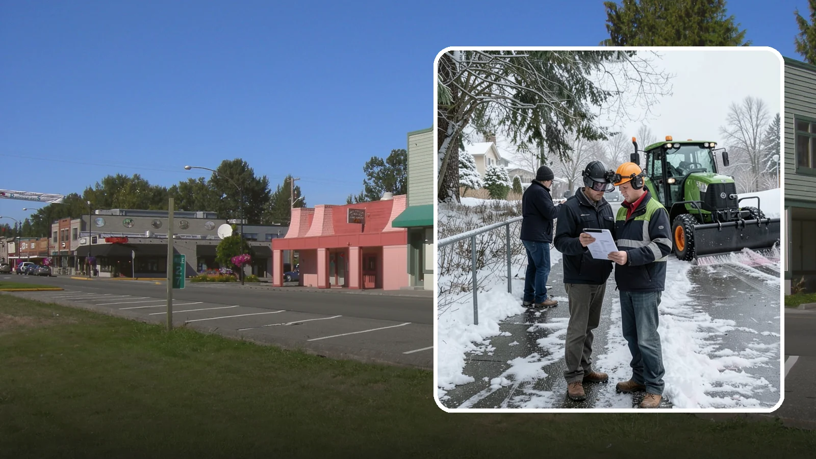 Scheduled Snow Removal in Snoqualmie, King County, WA - We clear your property on a set schedule during active weather so you never have to place a call.