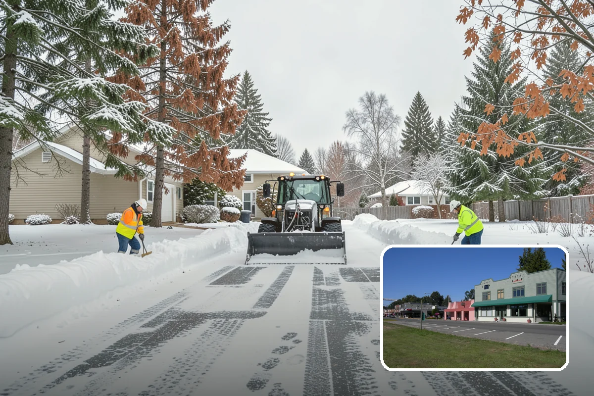 Scheduled Snow Removal in Snoqualmie, King County, WA - Removes the need to monitor the forecast