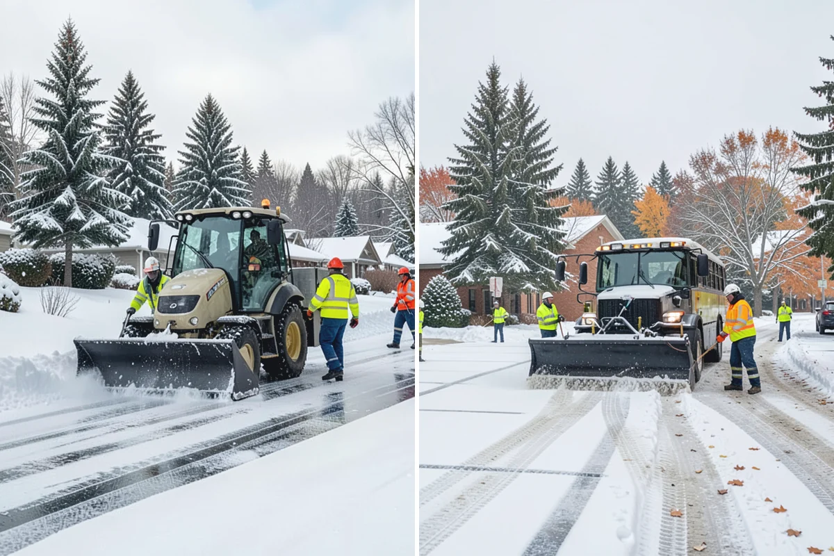 Scheduled Snow Removal in Wilkeson, Pierce County, WA - We set your trigger depth and preferred timing
