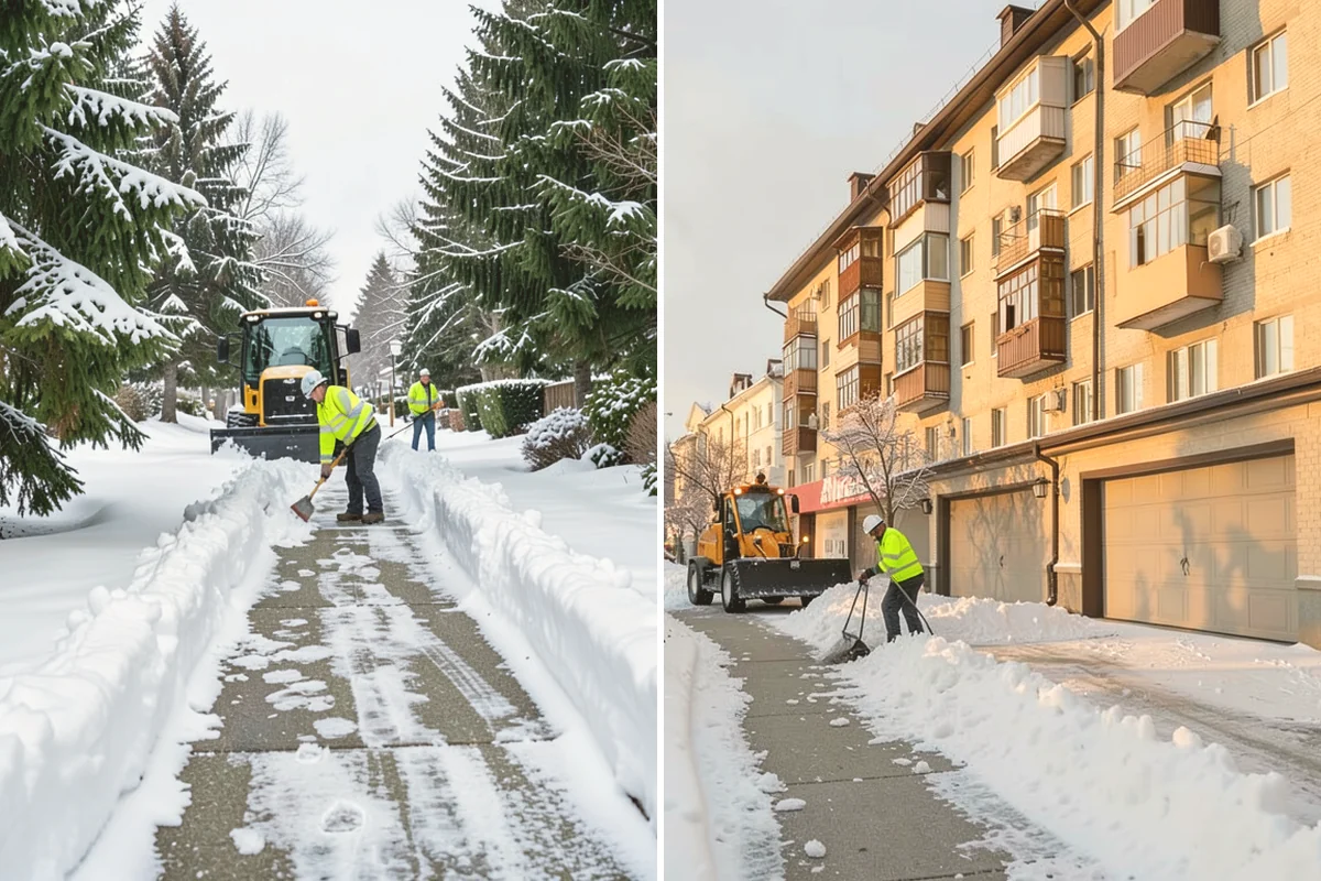 School Campus Snow Removal in Algona, King County, WA - Prioritize bus loops, drop-offs, and entrances