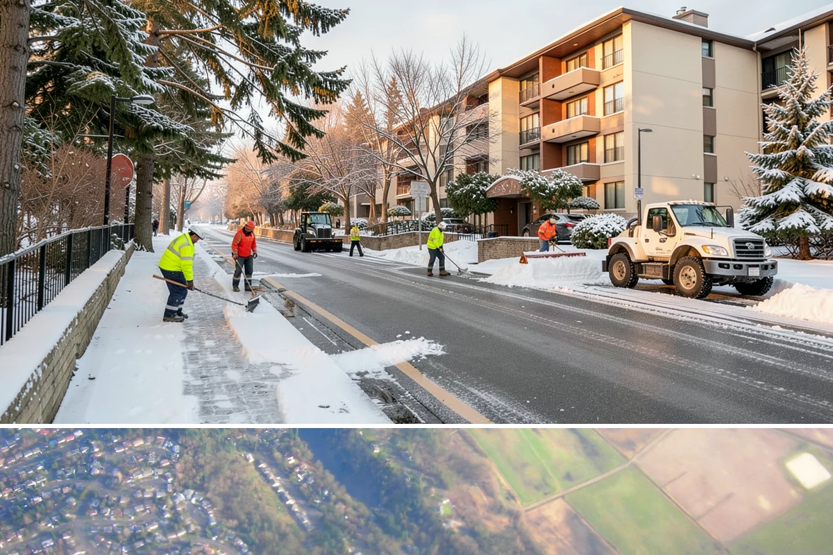 School Campus Snow Removal in Algona, King County, WA - School campus service is most critical on snowy school mornings from December through February.