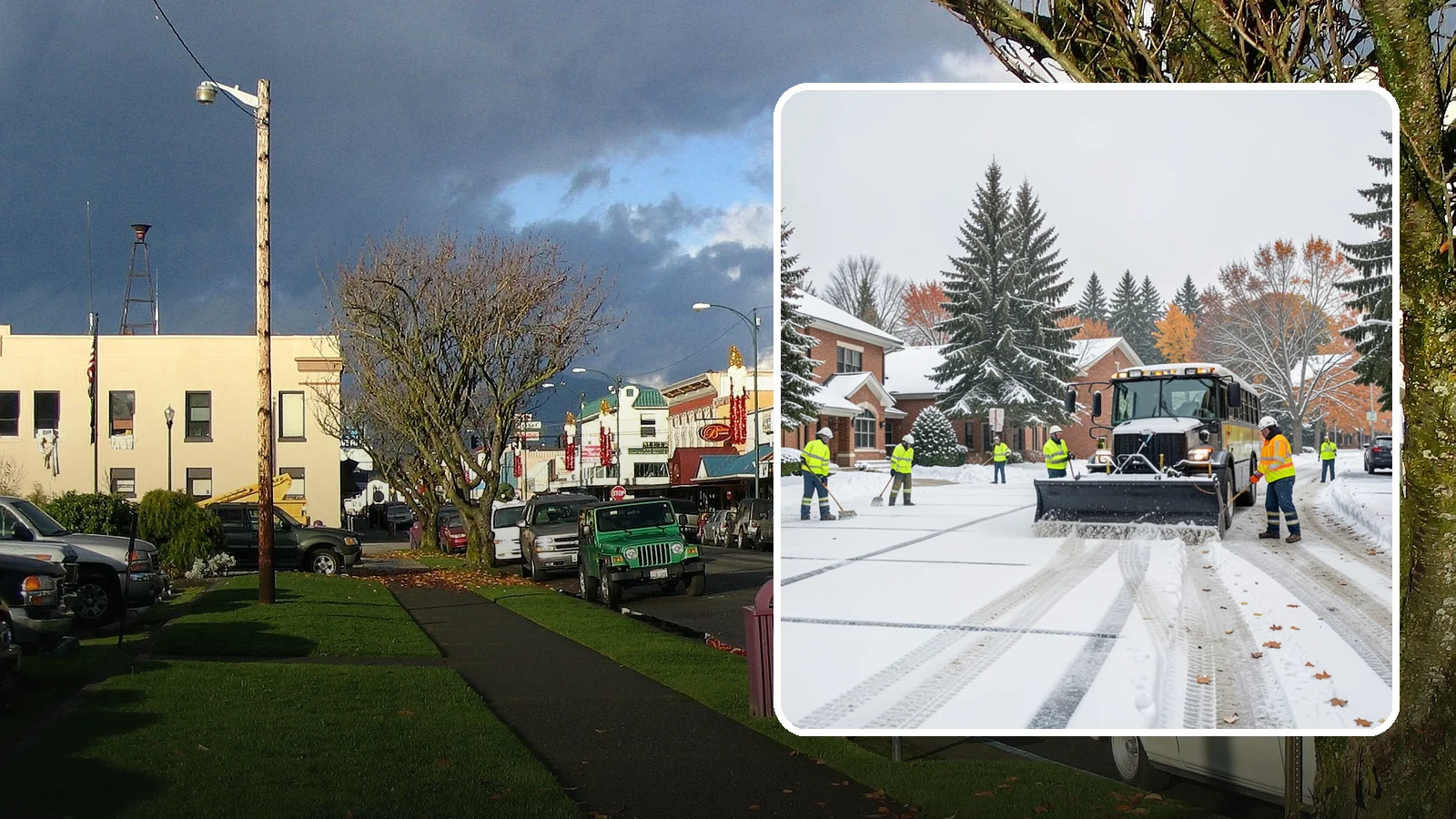 School Campus Snow Removal in Arlington, Snohomish County, WA - We clear school campuses so students, staff, and buses arrive and move safely on snowy mornings.