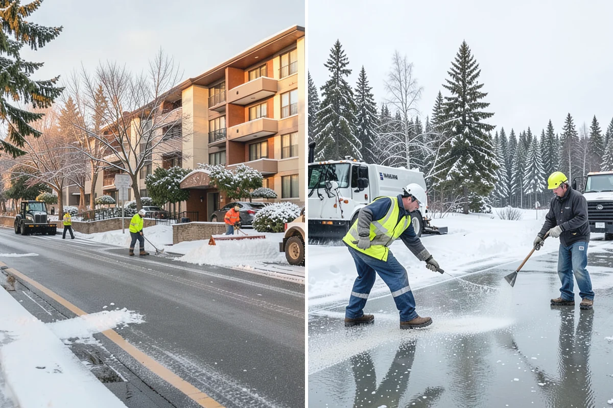 School Campus Snow Removal in Auburn, King County, WA - Prioritize bus loops, drop-offs, and entrances