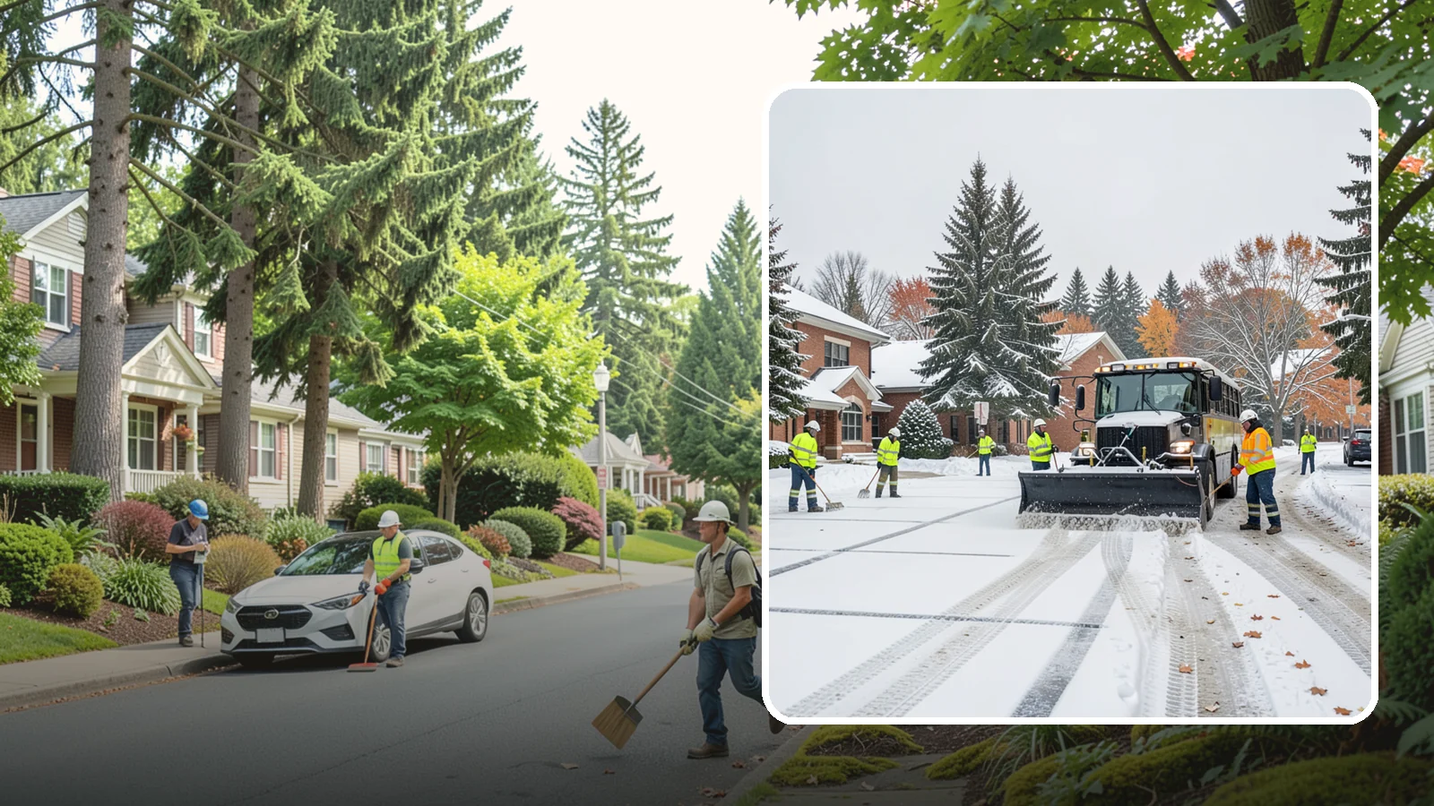 School Campus Snow Removal in Beaux Arts Village, King County, WA - We clear school campuses so students, staff, and buses arrive and move safely on snowy mornings.