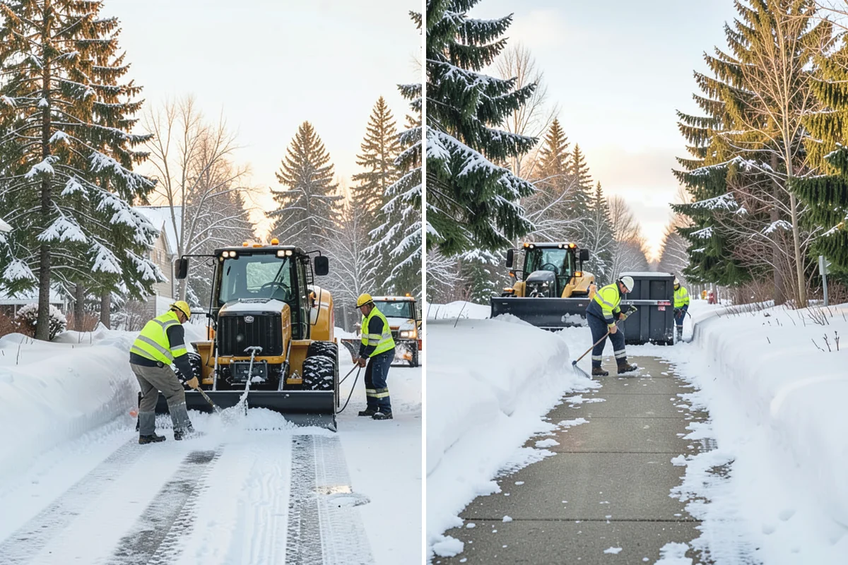 School Campus Snow Removal in Beaux Arts Village, King County, WA - Prioritize bus loops, drop-offs, and entrances