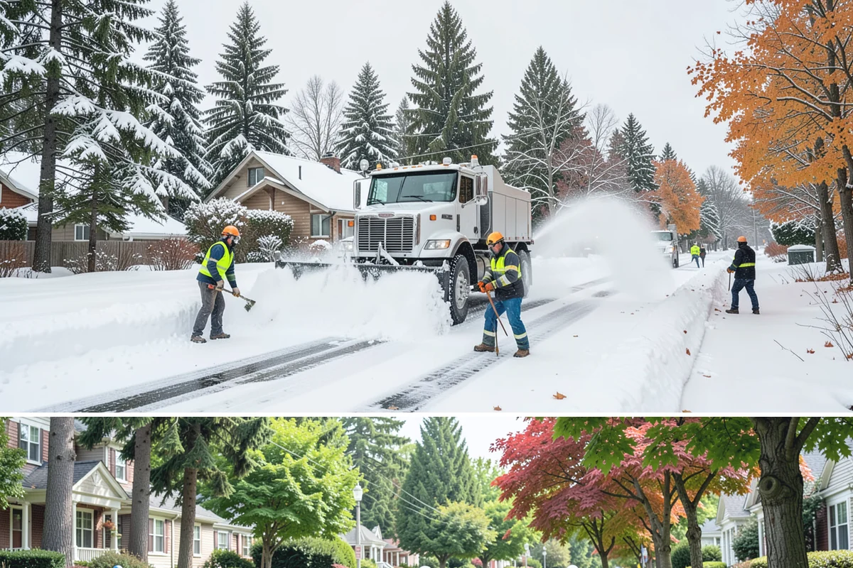 School Campus Snow Removal in Beaux Arts Village, King County, WA - School campus service is most critical on snowy school mornings from December through February.