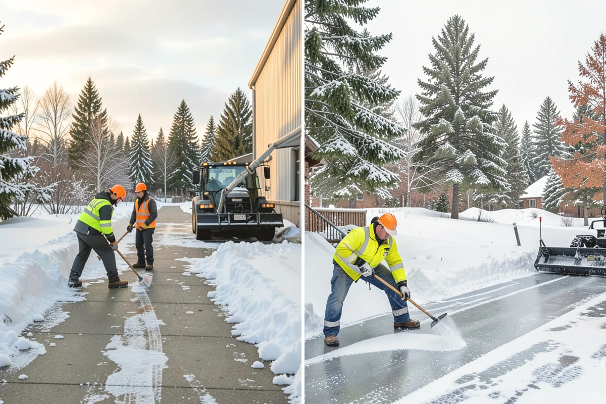 School Campus Snow Removal in Black Diamond, King County, WA - Prioritize bus loops, drop-offs, and entrances