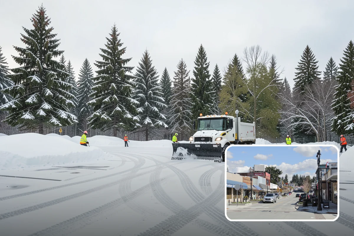 School Campus Snow Removal in Bothell, King County, WA - Campus ready before students arrive