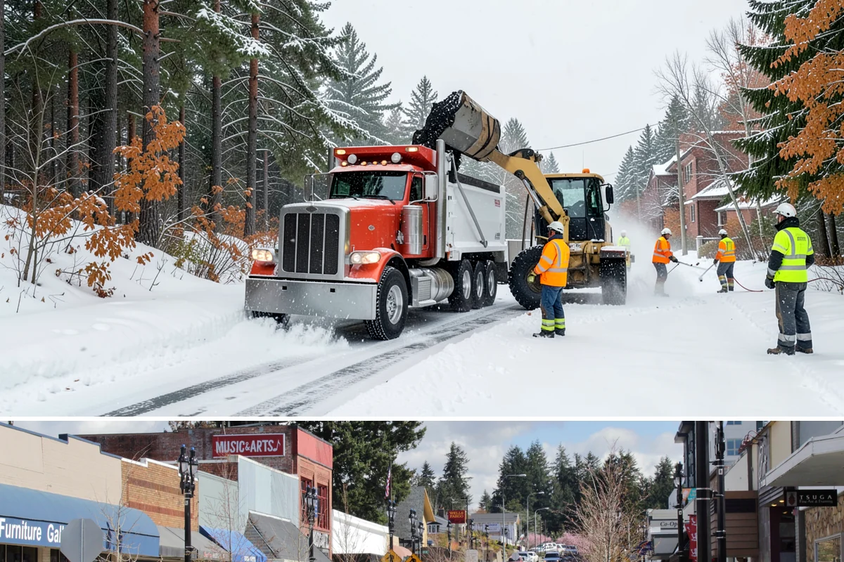 School Campus Snow Removal in Bothell, King County, WA - School campus service is most critical on snowy school mornings from December through February.