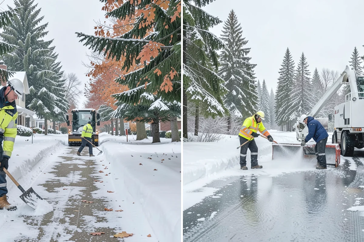 School Campus Snow Removal in Buckley, Pierce County, WA - Prioritize bus loops, drop-offs, and entrances