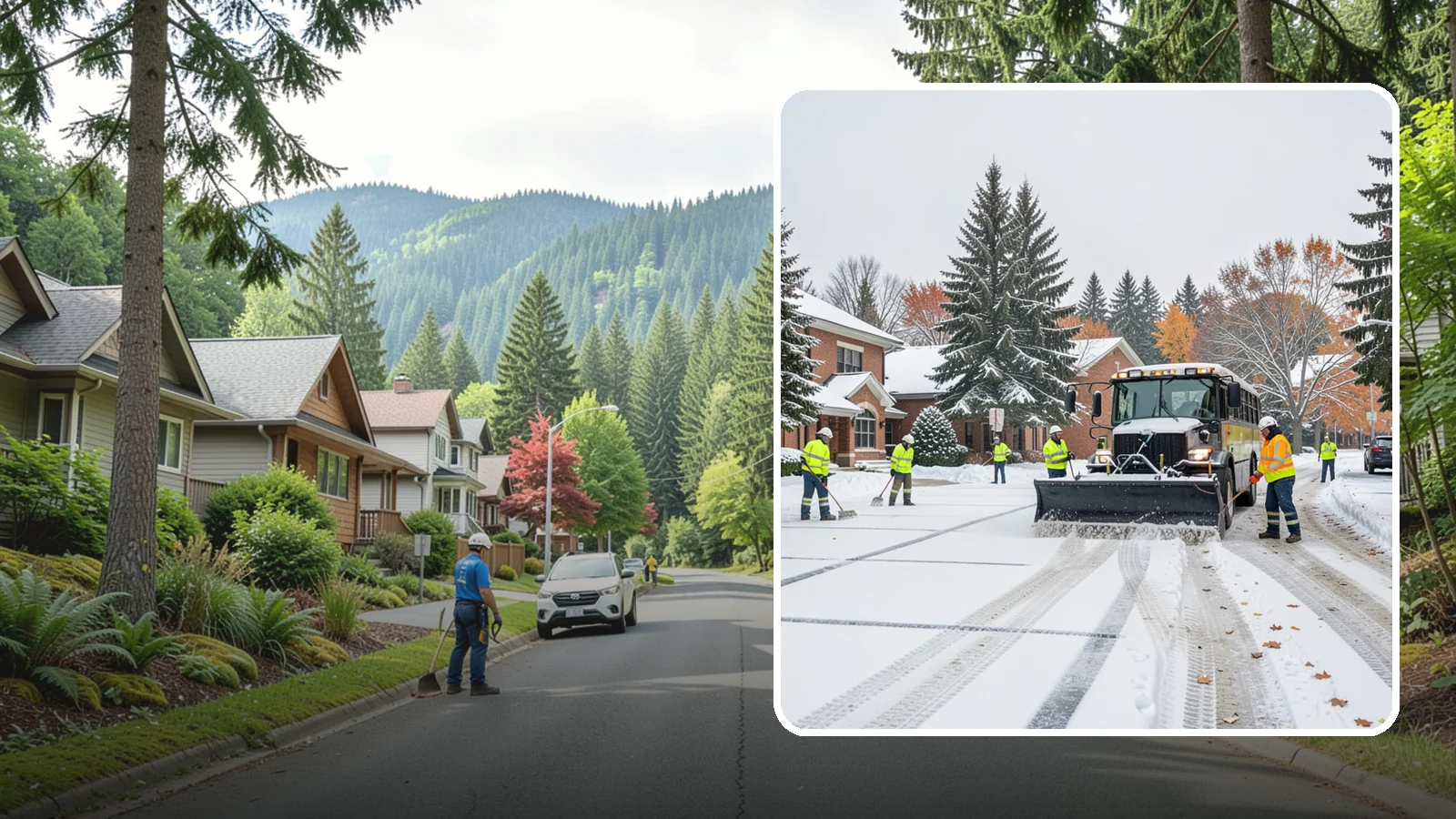 School Campus Snow Removal in Darrington, Snohomish County, WA - We clear school campuses so students, staff, and buses arrive and move safely on snowy mornings.