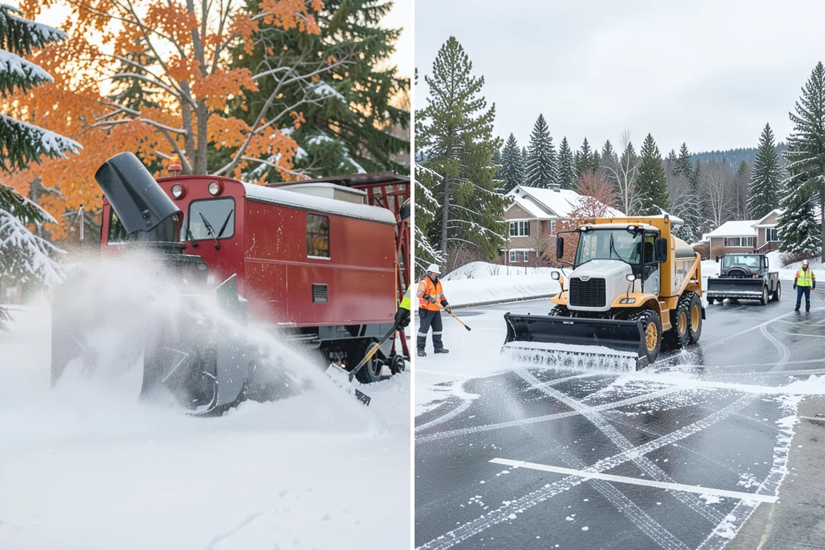 School Campus Snow Removal in Darrington, Snohomish County, WA - Prioritize bus loops, drop-offs, and entrances