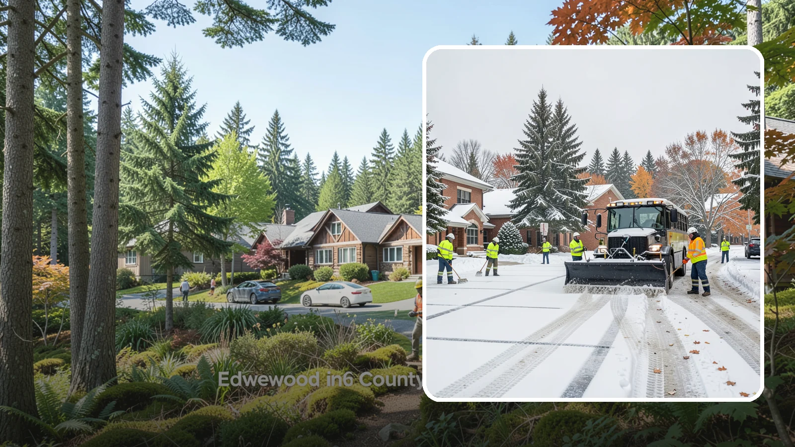 School Campus Snow Removal in Edgewood, Pierce County, WA - We clear school campuses so students, staff, and buses arrive and move safely on snowy mornings.