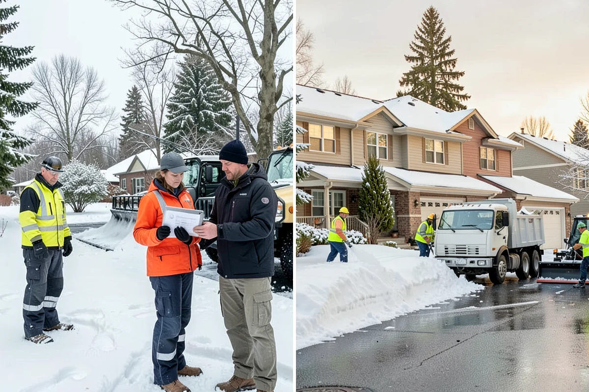 School Campus Snow Removal in Federal Way, King County, WA - Prioritize bus loops, drop-offs, and entrances
