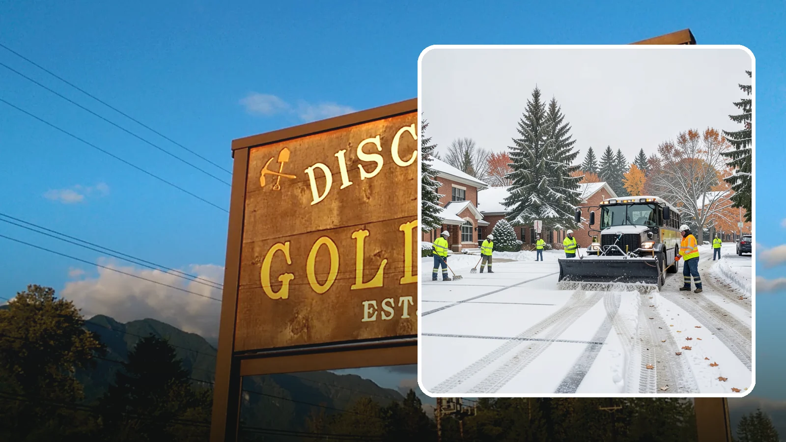 School Campus Snow Removal in Gold Bar, Snohomish County, WA - We clear school campuses so students, staff, and buses arrive and move safely on snowy mornings.